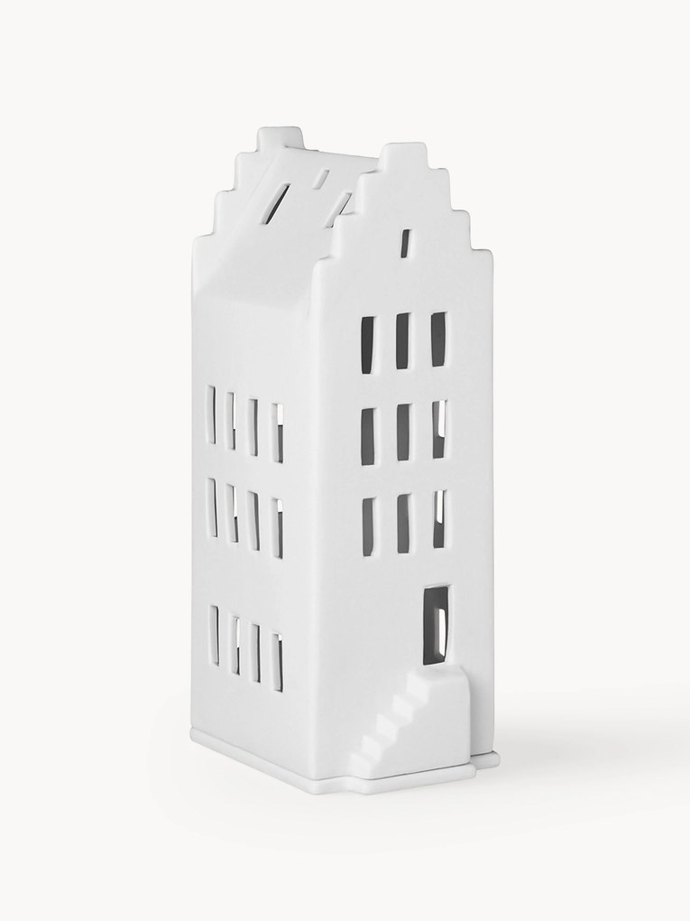 Suporte para velas alto em porcelana Living, Alt 20 cm