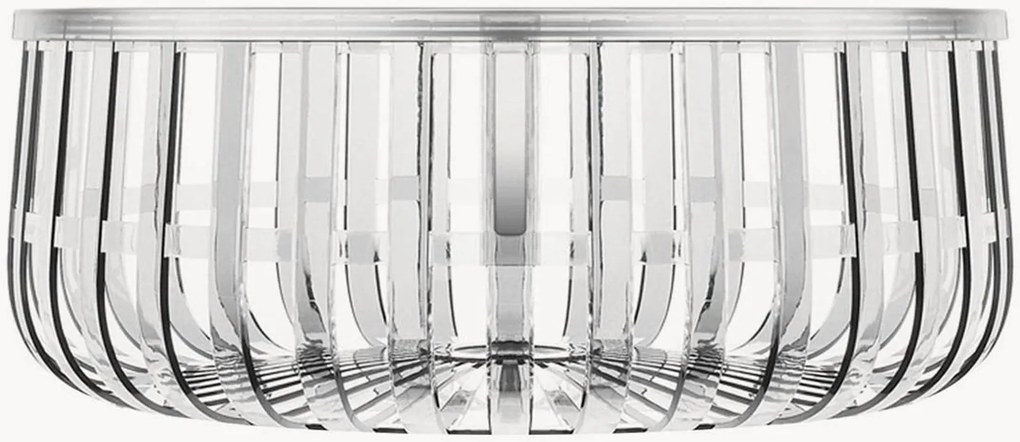 Mesa de centro redonda com arrumação Panier