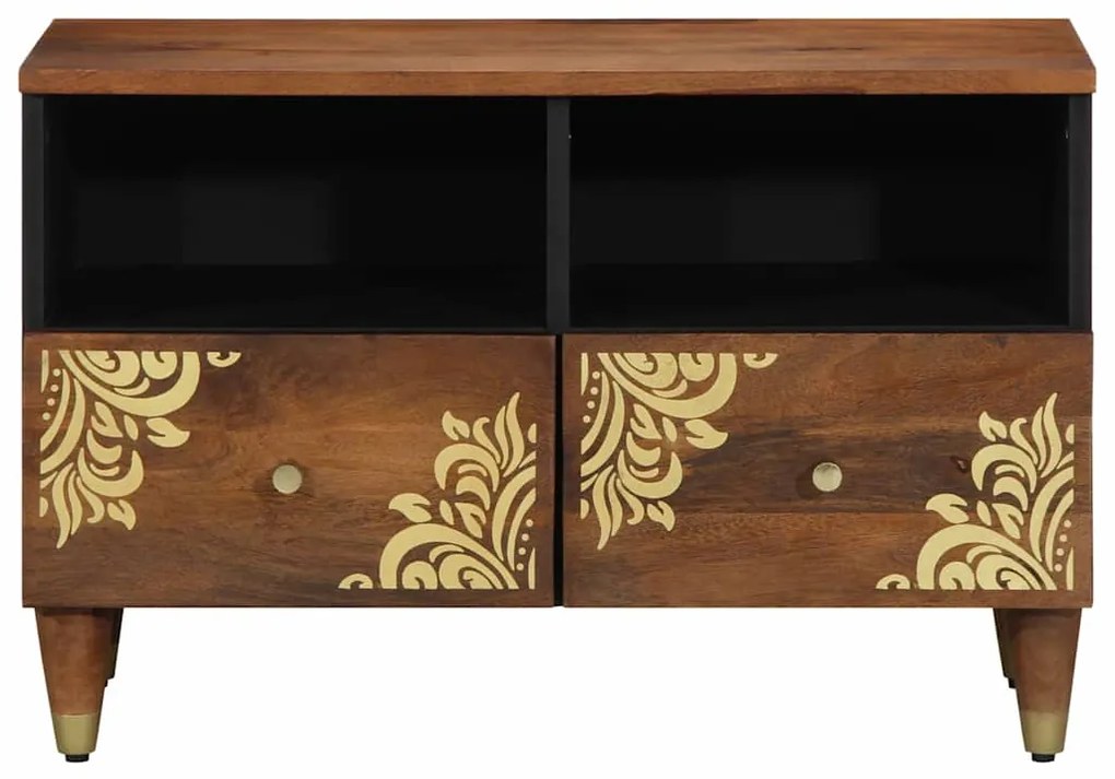 Buffet de TV 70x33x46 cm Madeira Sólida de Mangueira