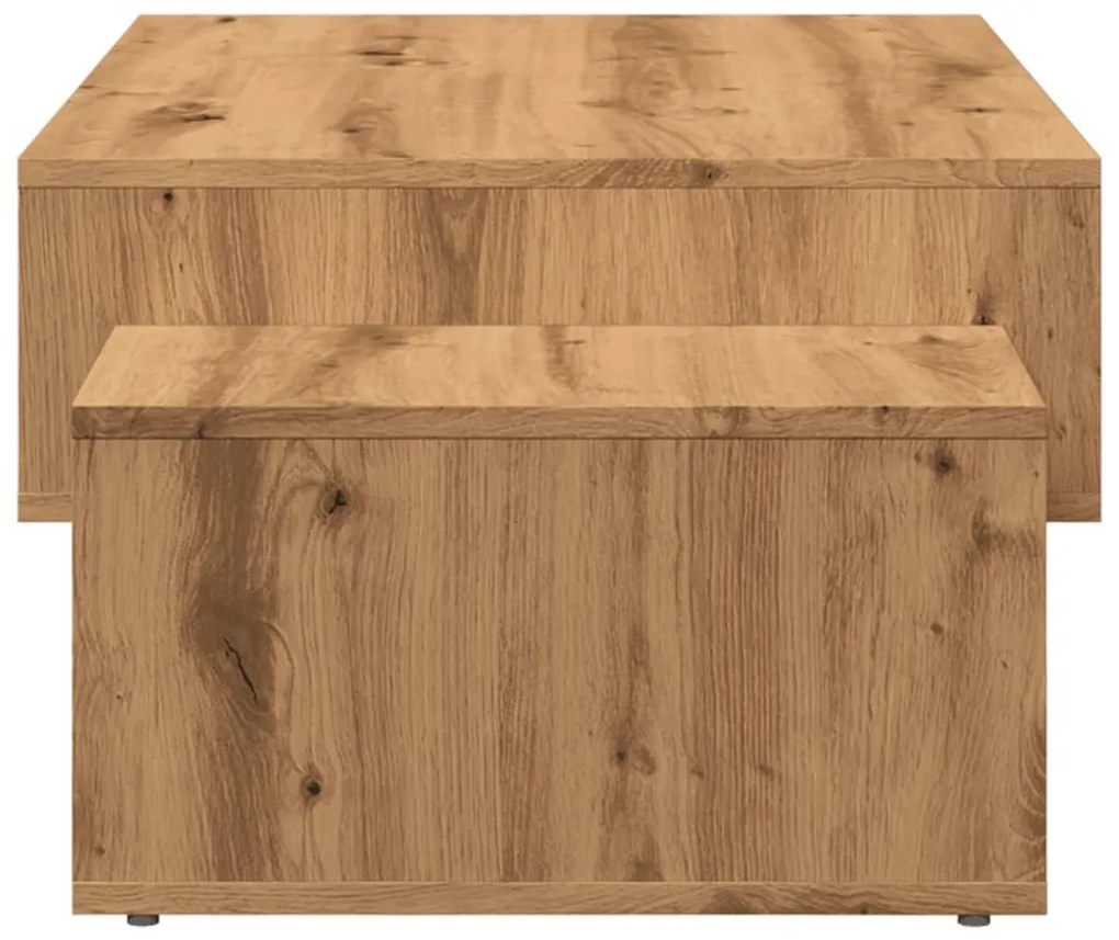 Mesa de centro 105x55x32 cm deriv. madeira carvalho artisiano
