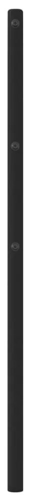 Cabeceira de cama 140 cm metal preto