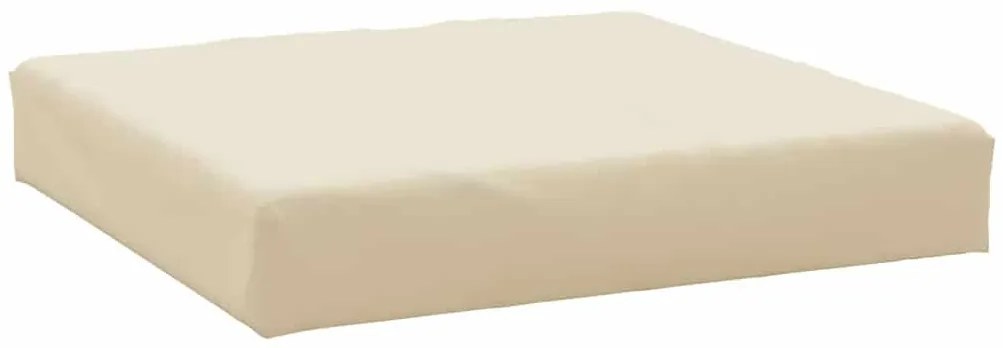 Almofadões para paletes 3 pcs tecido oxford bege