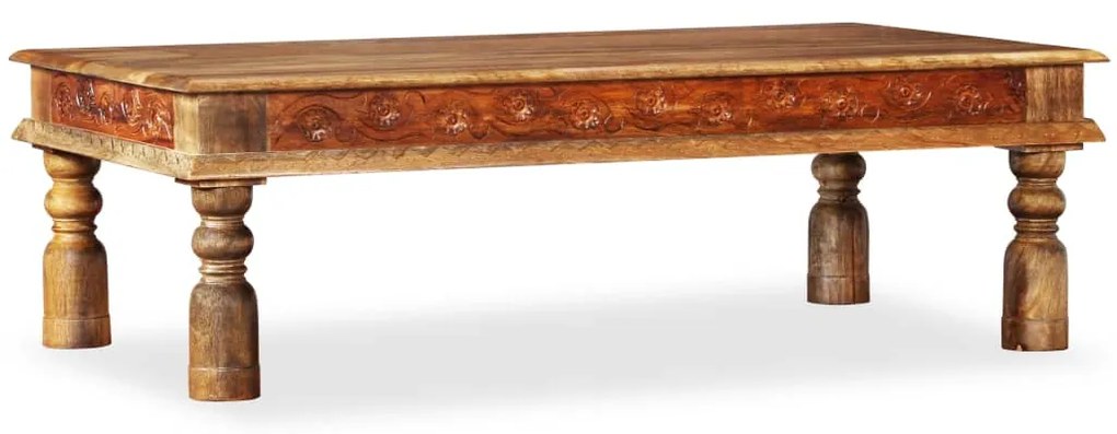 Mesa de centro madeiras mangueira/acácia maciças 110x60x38cm