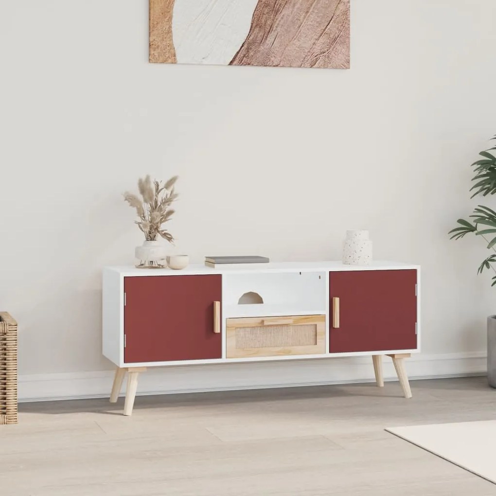 vidaXL Móvel de TV com portas 105x30x45 cm derivados de madeira