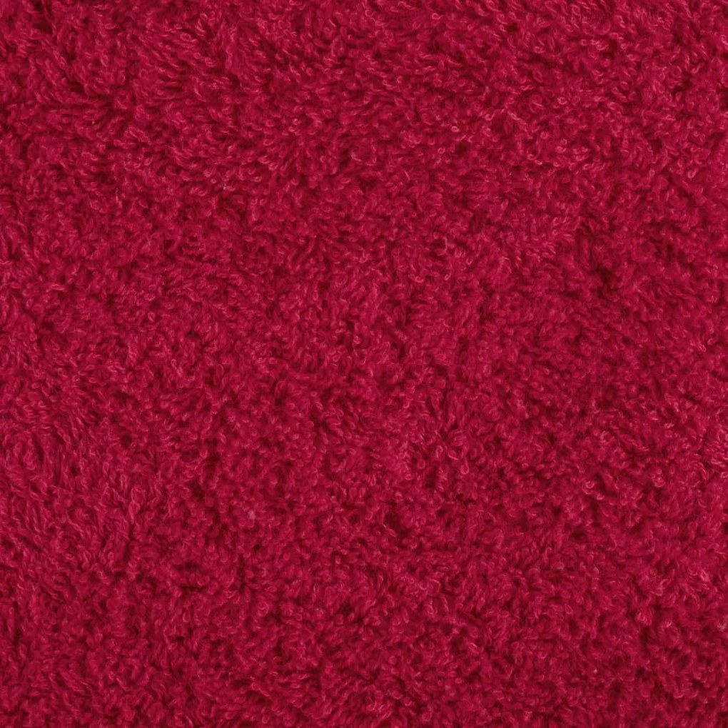 Toalhas de sauna premium SOLUND 2pcs 80x200cm 600 gsm vermelho