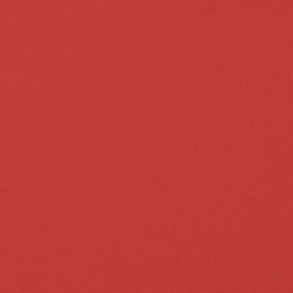 Almofadões p/ cadeira encosto alto 6 pcs tecido oxford vermelho
