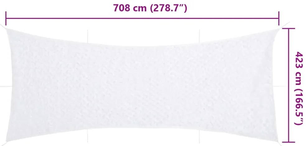 Rede de camuflagem com saco de arrumação 708x423 cm branco