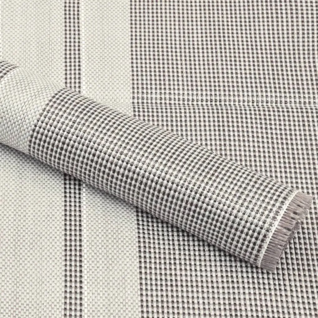 Tapete de campismo para tenda 650x250 cm cinzento-escuro