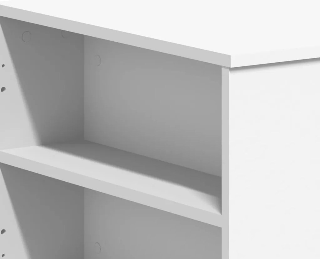 Mesa de centro 102x55x42 cm derivados de madeira branco