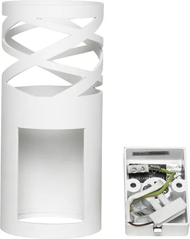 Candeeiro de parede design branco - Arre