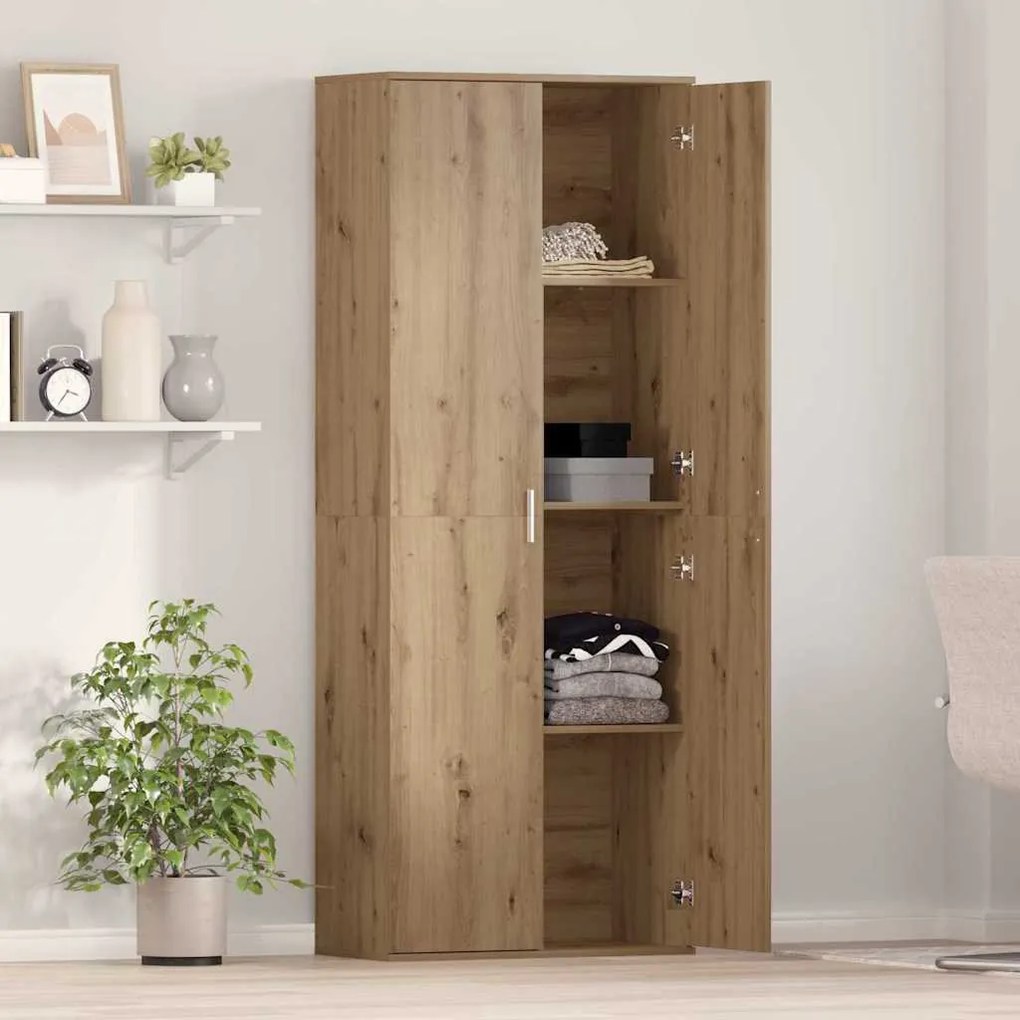 Highboard Carvalho Artesanal 70x35x180 cm Madeira Derivada