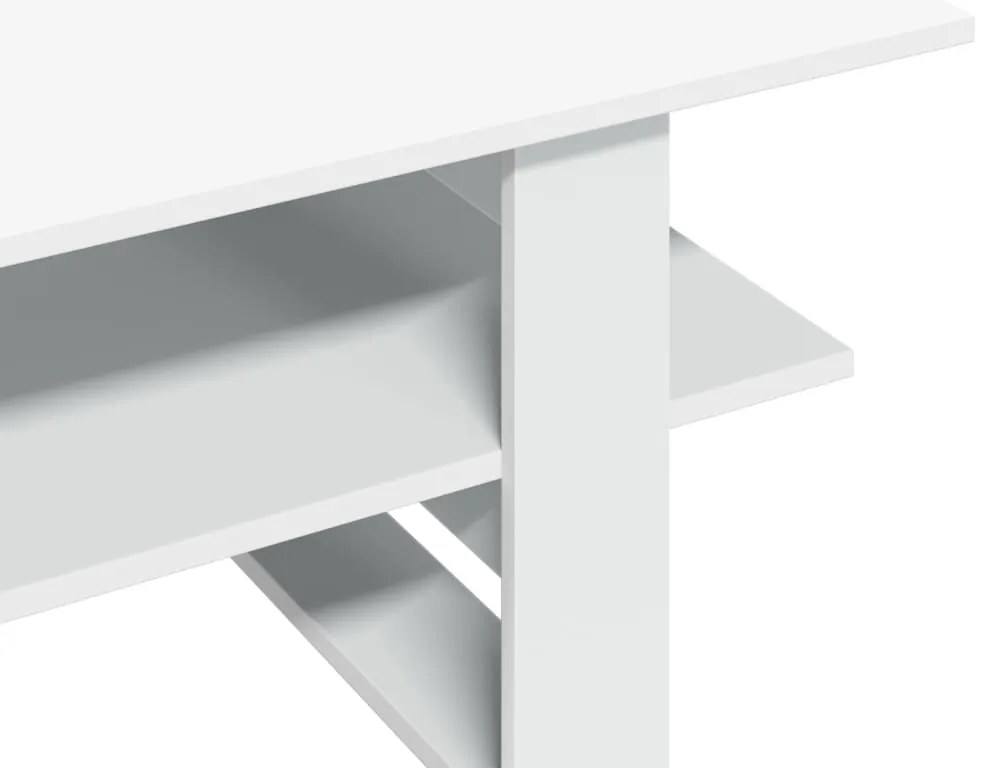 Mesa de centro 102x55x42 cm derivados de madeira branco