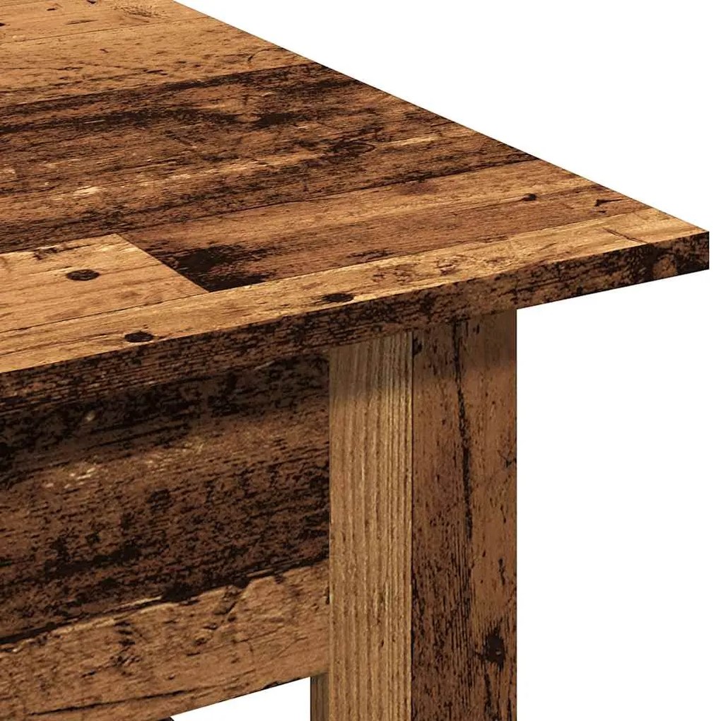 Mesa de centro 102x55x42 cm derivados de madeira madeira velha