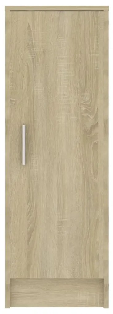 Armário para sapatos derivados de madeira carvalho sonoma