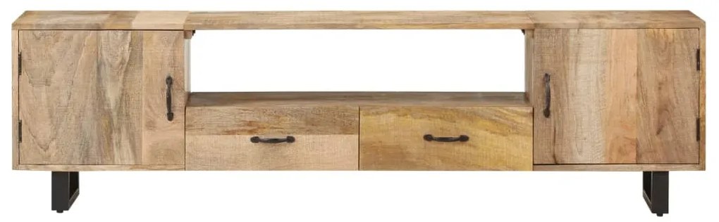 Móvel de TV 160x30x45 cm madeira de mangueira maciça