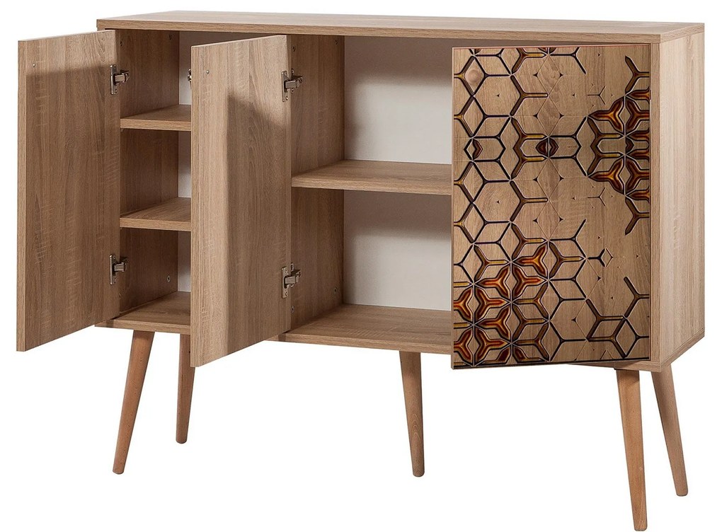 ****  
Console Mega – Carvalho Sonoma – 120x90x36 cm

**