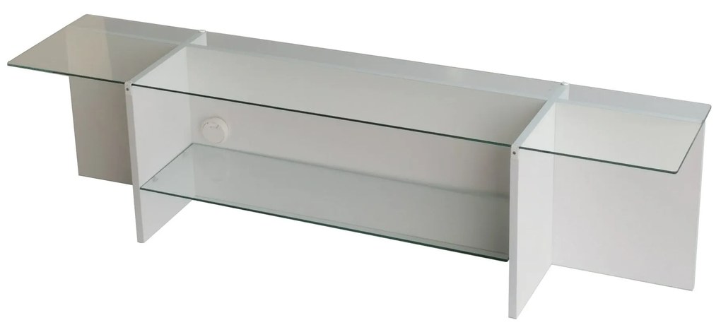 Suporte de TV Escape – Branco – 158 cm x 40 cm x 35 cm
