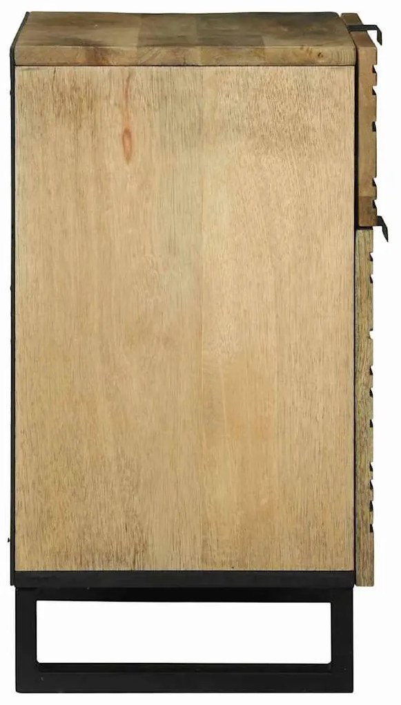 Criado-mudo 50x33x60 cm – Madeira de Mangueira Maciça