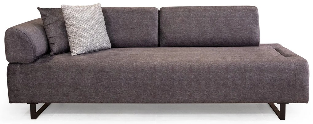 Sofá-Cama de 3 Lugares Infinity – Antracite – 220 cm x 90 cm x 80 cm