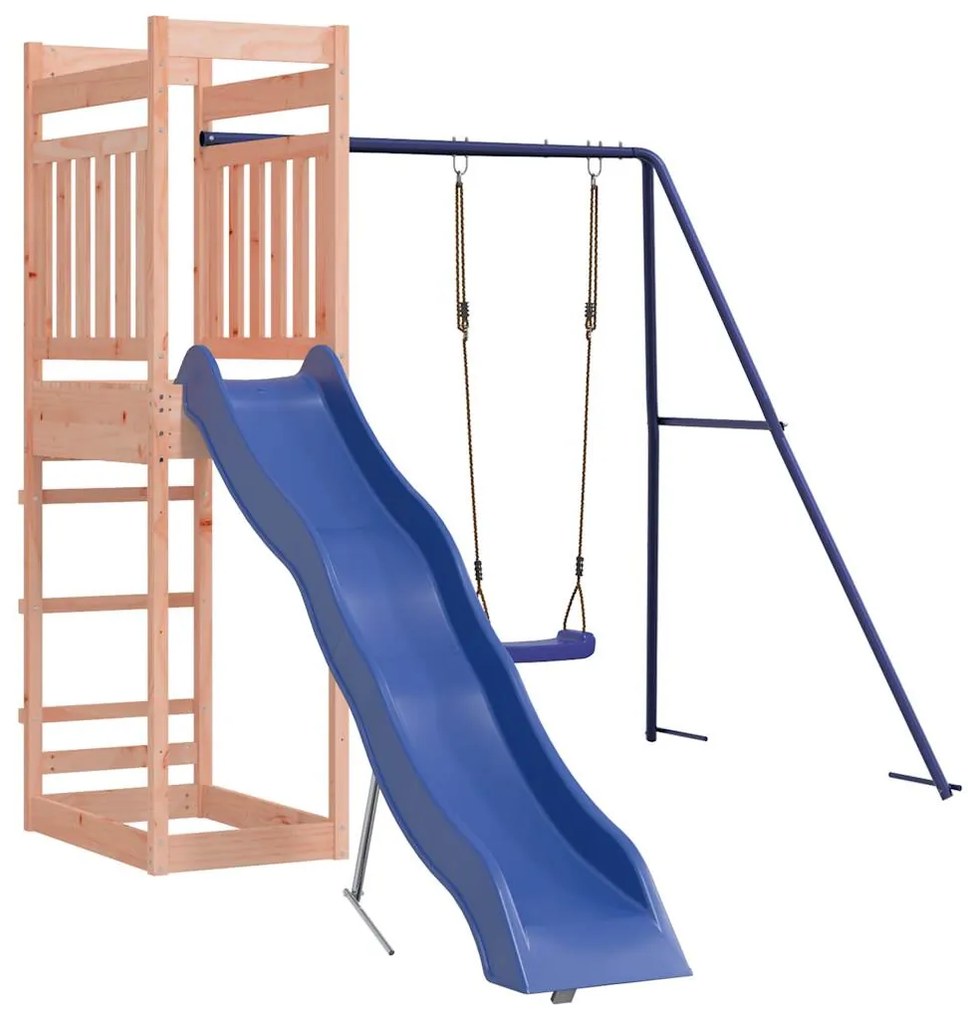 Conjunto de brincar para exterior madeira de douglas maciça