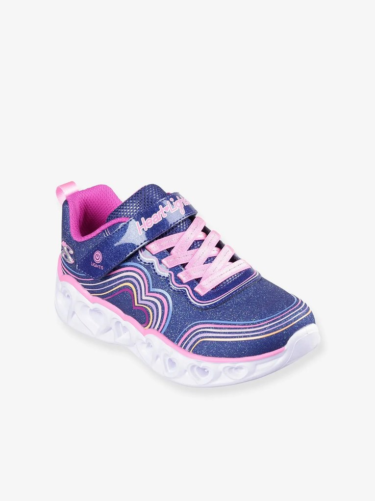 Sapatilhas luminosas Heart Lights - Retro Hearts 302689L - SKECHERS®, para criança marinho