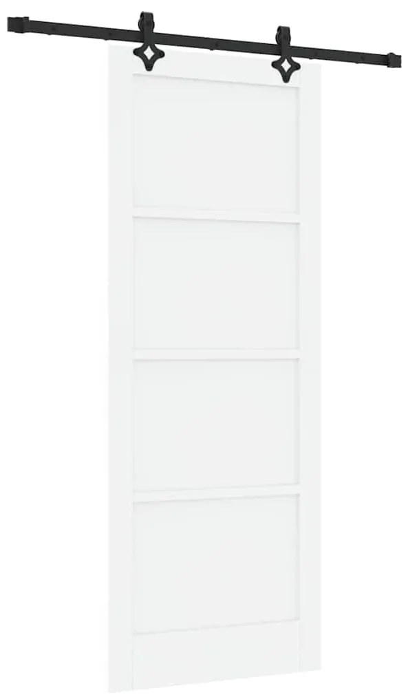 Porta Deslizante com Conjunto de Acessórios "ORKDAL" Madeira Sólida Br