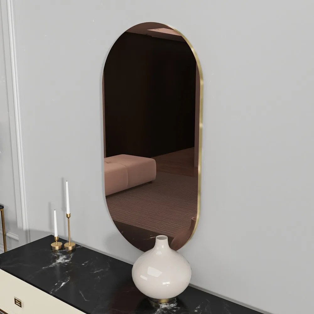 Espelho Riors – Bronze Dourado – 45x85 cm