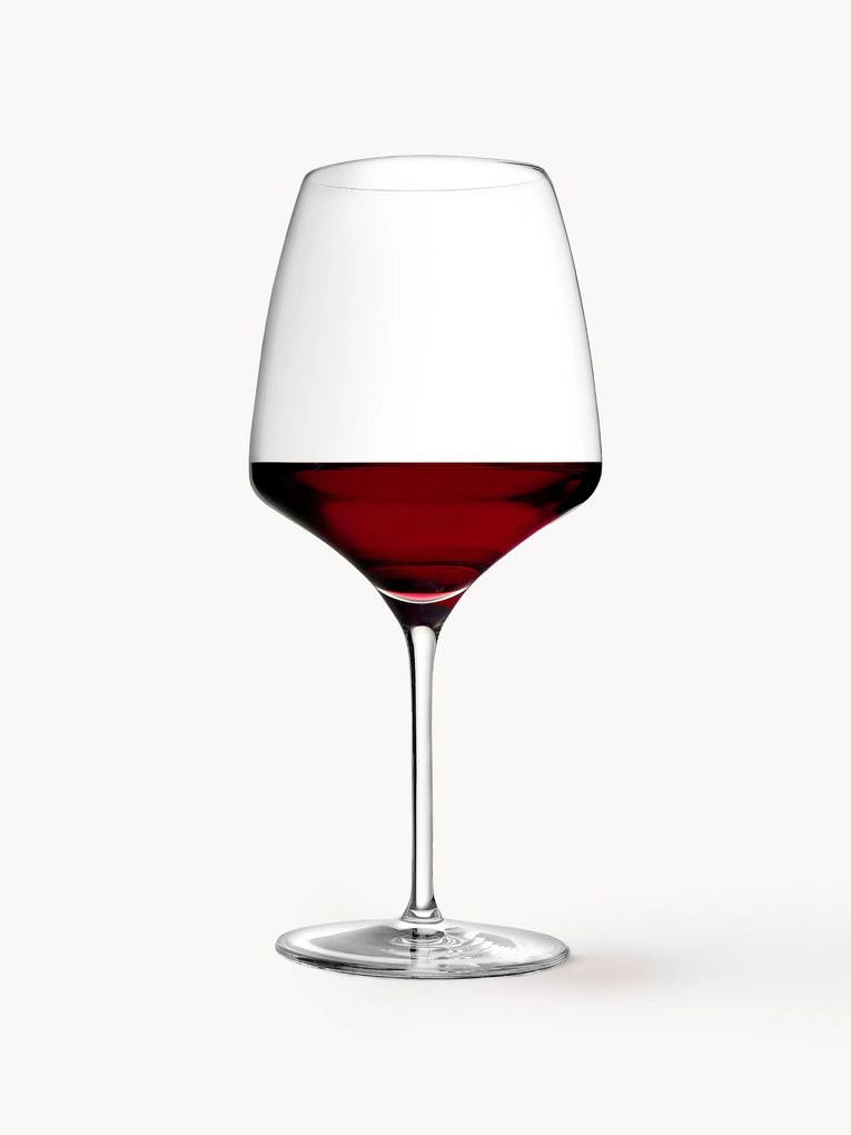 Copos de vinho tinto de cristal abaulados Experience, conjunto de 6