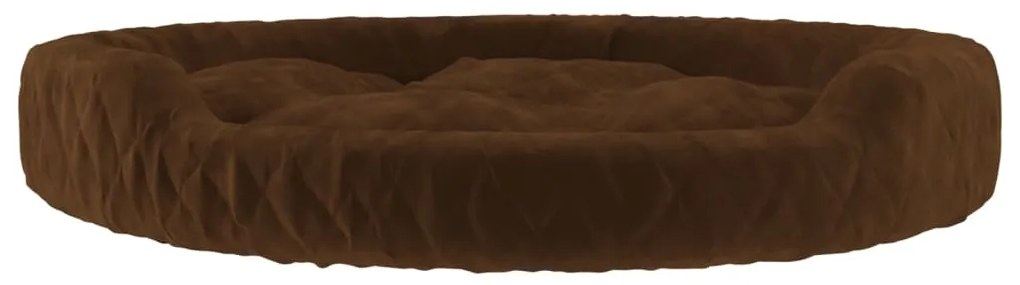 Cama para cães 70x55x23 cm pelúcia castanho