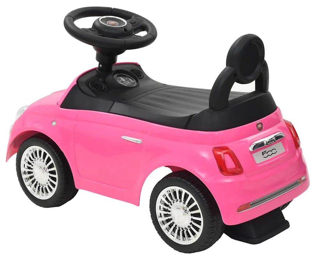 Carro de passeio Fiat 500 rosa