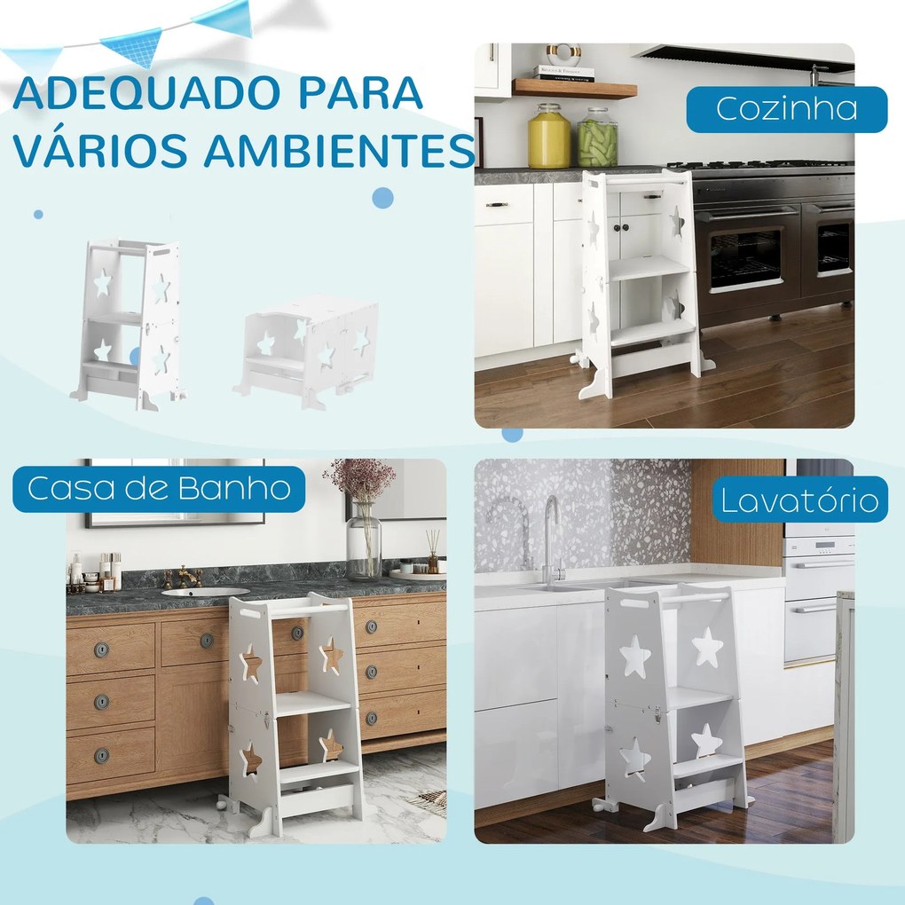 AIYAPLAY Torre de Aprendizagem 2 em 1 Torre de Aprendizagem para Crian