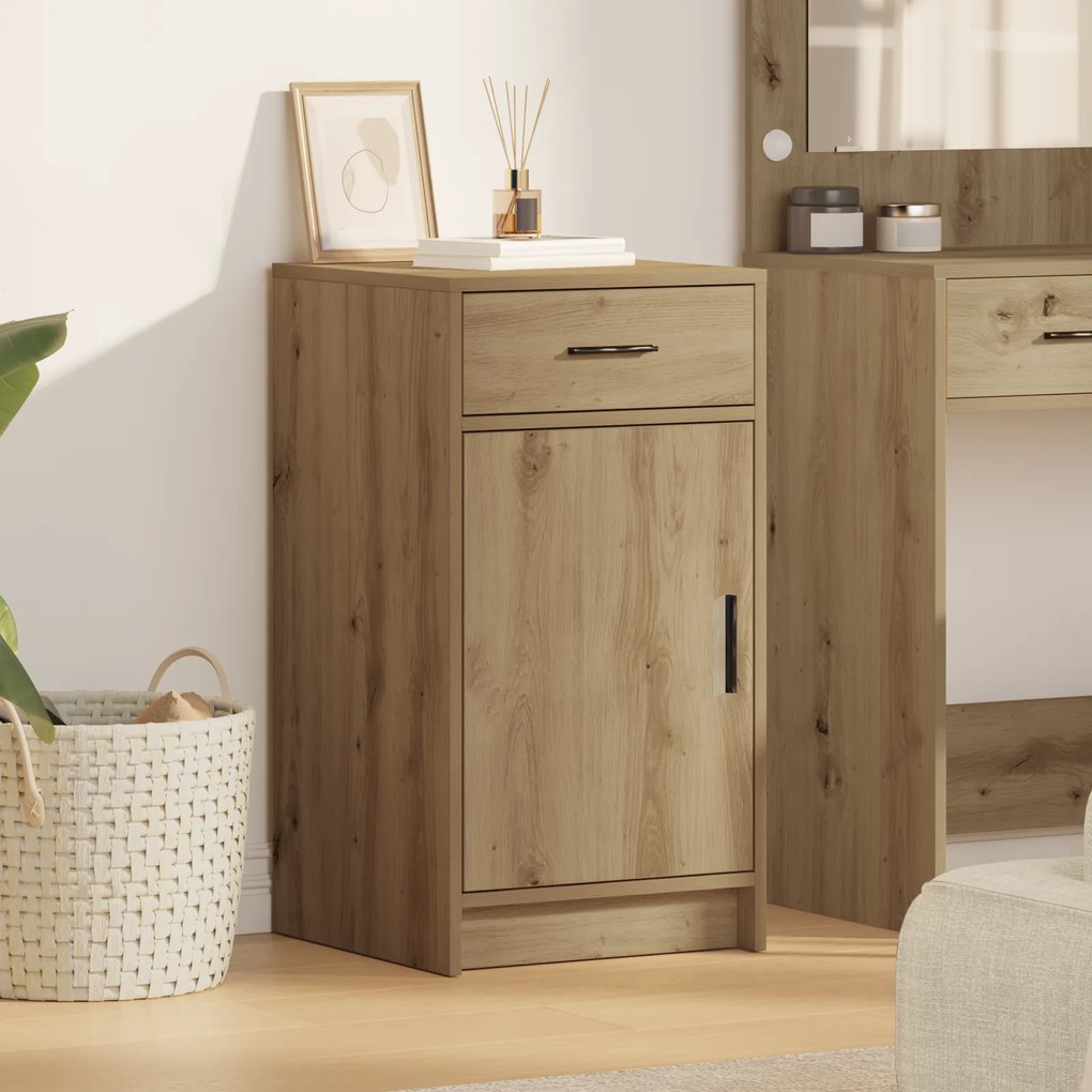 Sideboard vidaXL Artisan Carvalho 40x41x75 cm Madeira engenheirada
