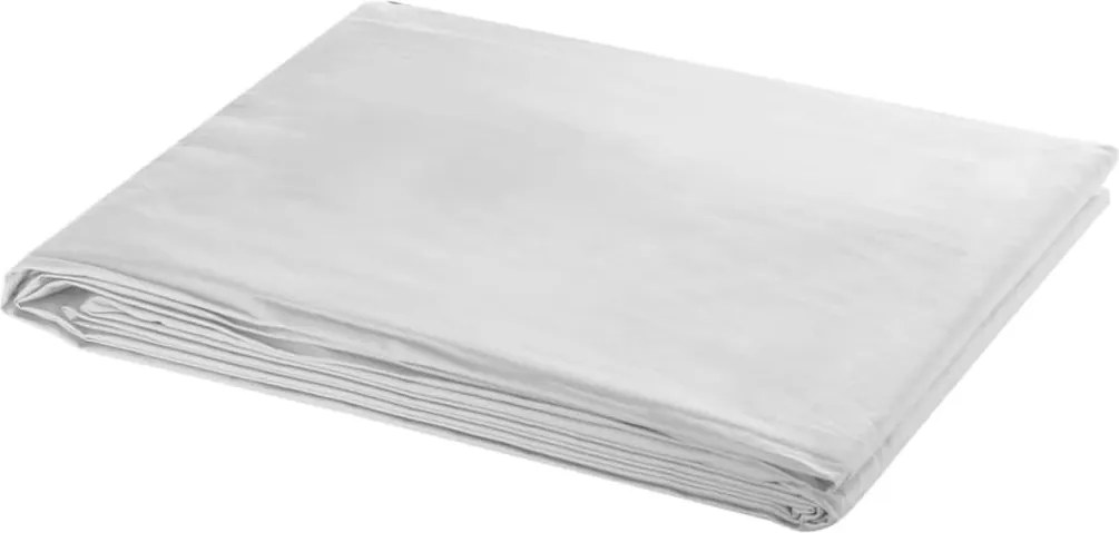 vidaXL Fundo fotográfico sem suporte algodão branco 500x300 cm