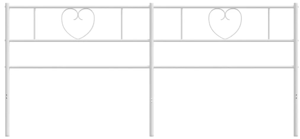 Cabeceira de cama 193 cm metal branco