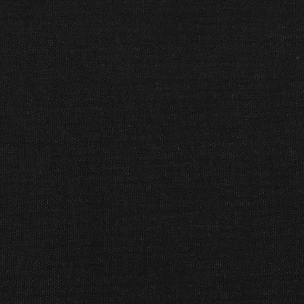 Cama boxspring com colchão 120x190 cm tecido preto
