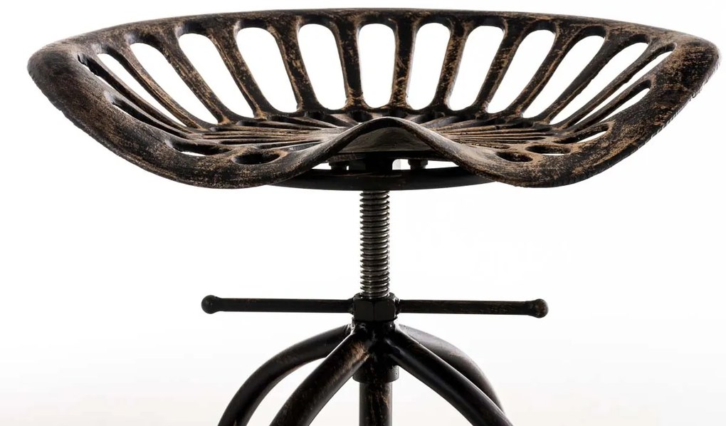 Banco de bar Mimosa 43 x 74-94 x 43 cm Bronze