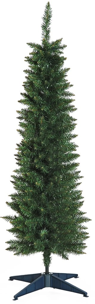 Árvore de natal Φ46x150cm Artificial Pinheiro Decoração de Natal com suporte de plástico 294 Ramos Verde PVC