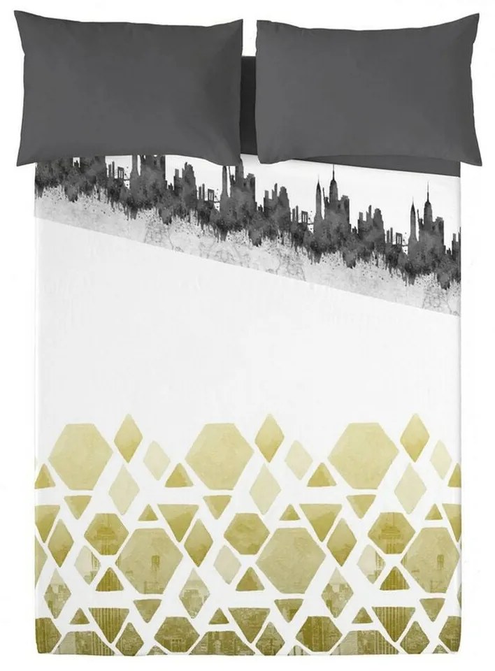 Conjunto de Lençóis Naturals Wall Street - Cama de 180 (260 x 270 cm)