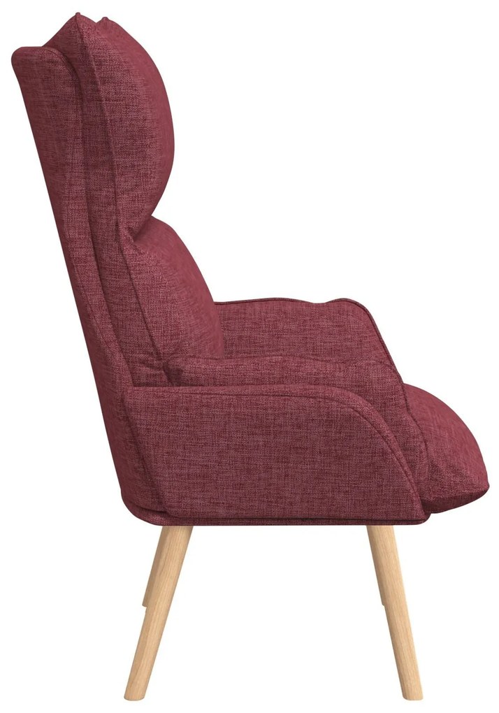 Poltrona Relaxante vidaXL Vermelha