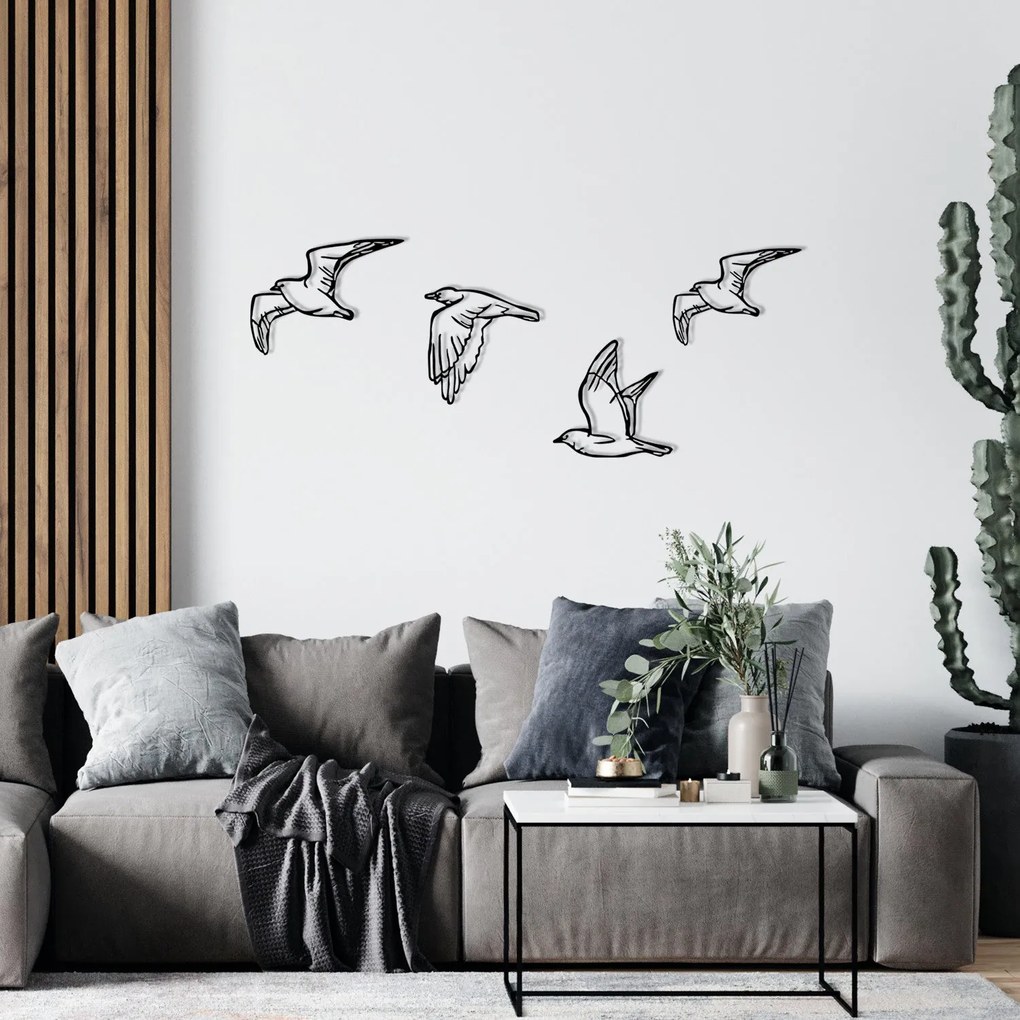 Acessório Decorativo de Parede Zevahir – Preto – 100 x 24 cm