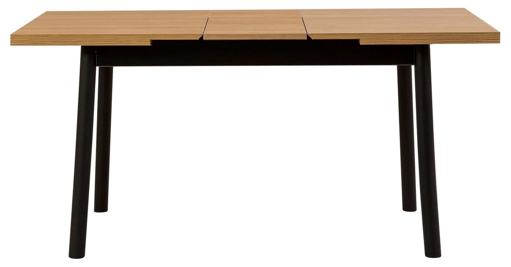 Conjunto Mesa de Jantar Extensível e Cadeiras Oliver – Preto – Mesa 12