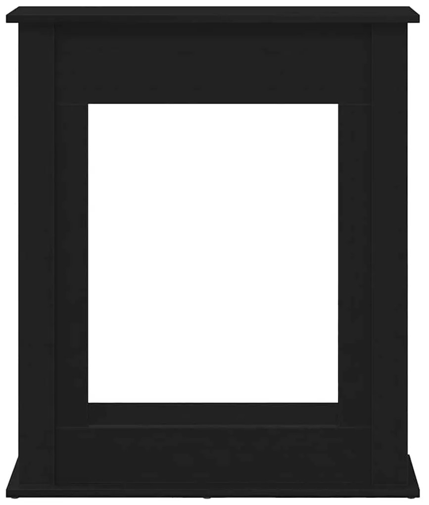 Cornija lareira 75x20x87,5 cm deriv. madeira carvalho preto