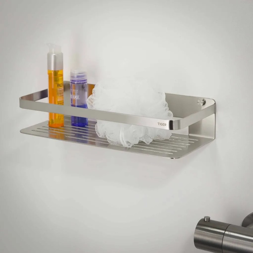 Prateleira para casa de banho Caddy L prateado 1400230946