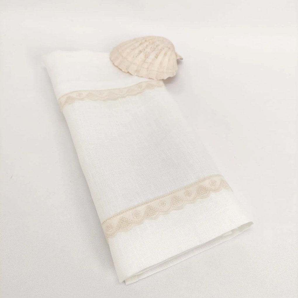 Toalha de Batismo Romantic Linho JOL