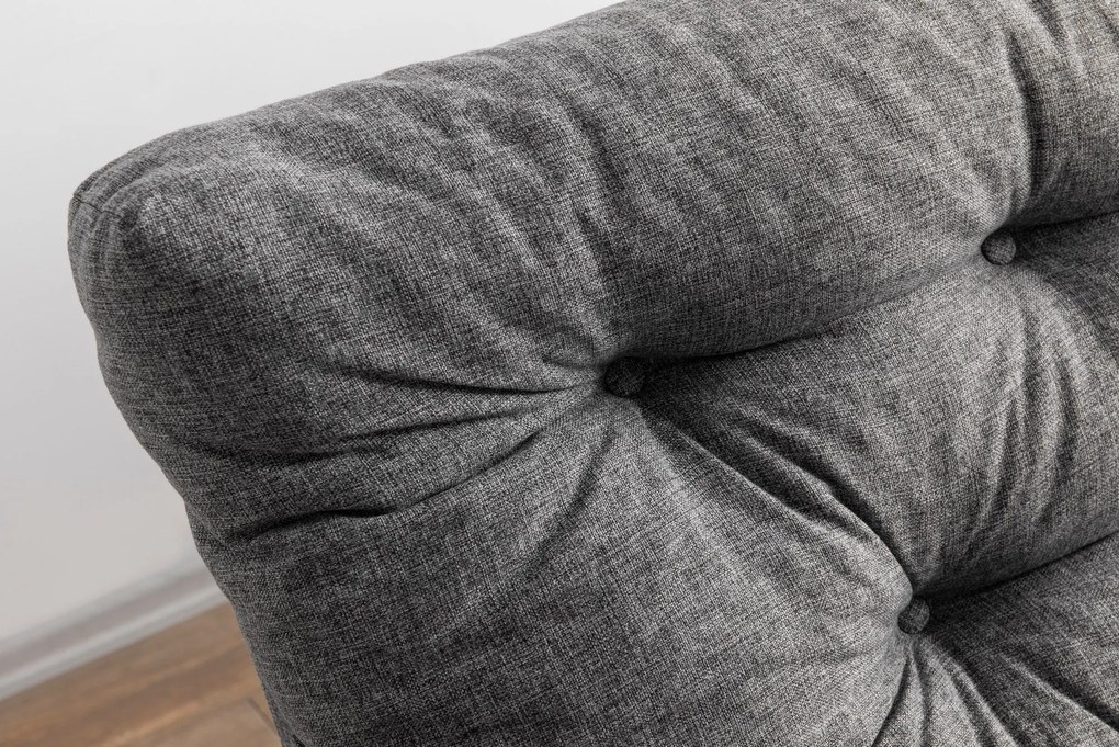Sofá-cama de 3 Lugares Saki – Cinzento Claro – 185x82x92 cm