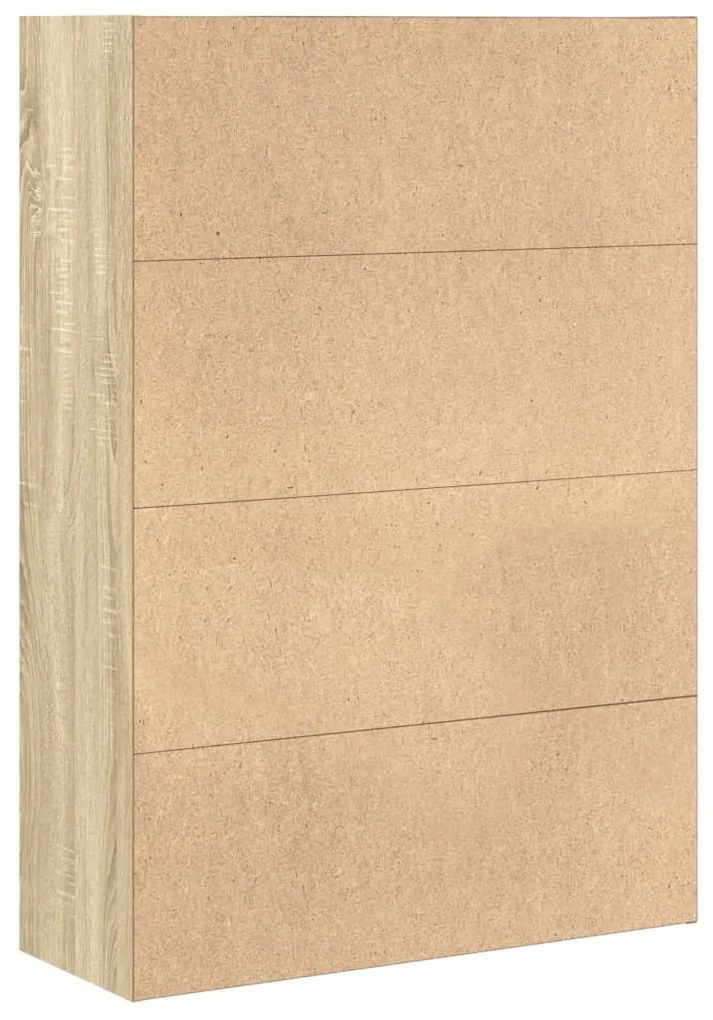 Estante 80x30x114 cm derivados de madeira carvalho sonoma