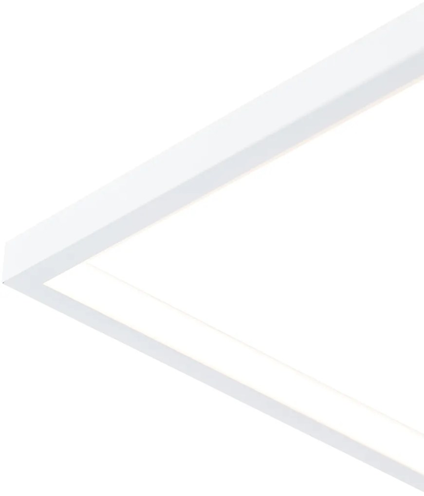 Candeeiro de teto branco com LED regulável em 3 níveis 5 luzes - Lejo Design