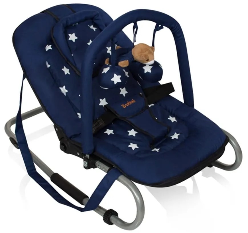 410578 Baninni Banini Espreguiçadeira bebé Relax Classic estrela azul BNBO002-BLST