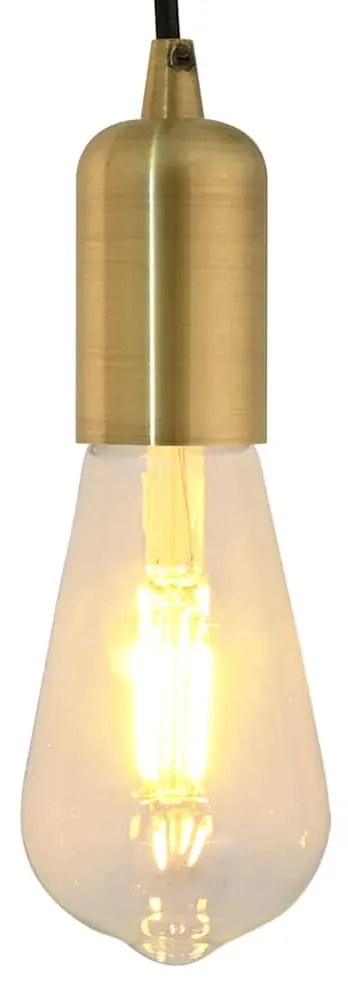 vidaXL Casquilhos de lâmpadas 2 pcs Bronze E27