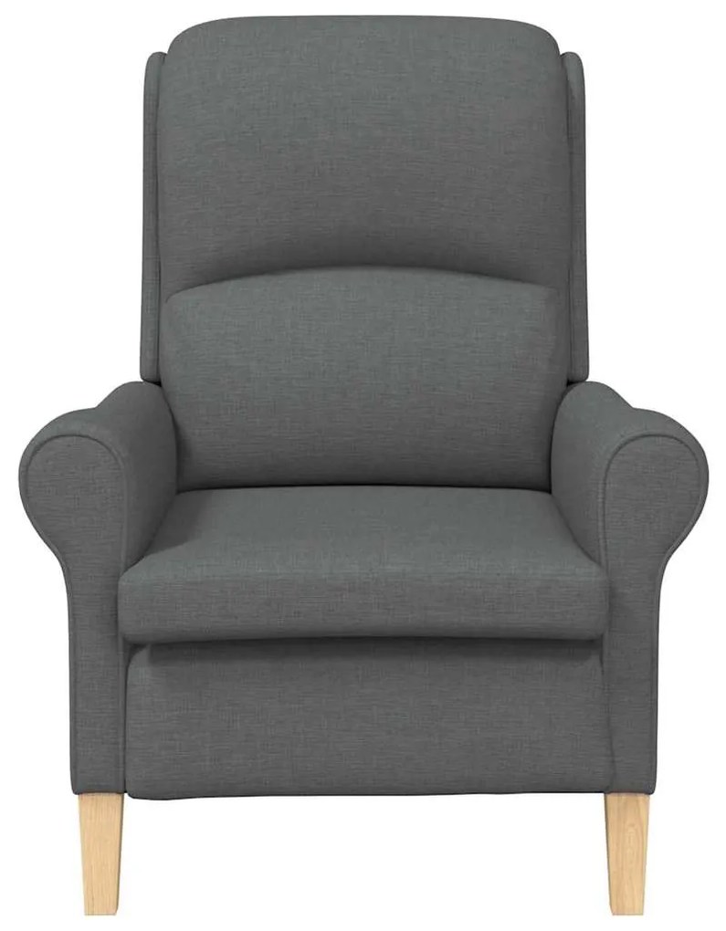 Poltrona Cinza Escuro 52 cm Tecido